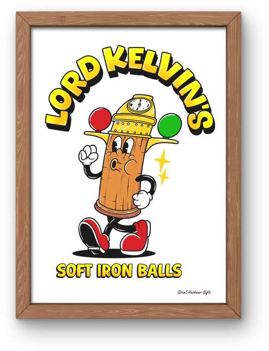 Framed wall art (Lord Kelvin's soft Iron balls)