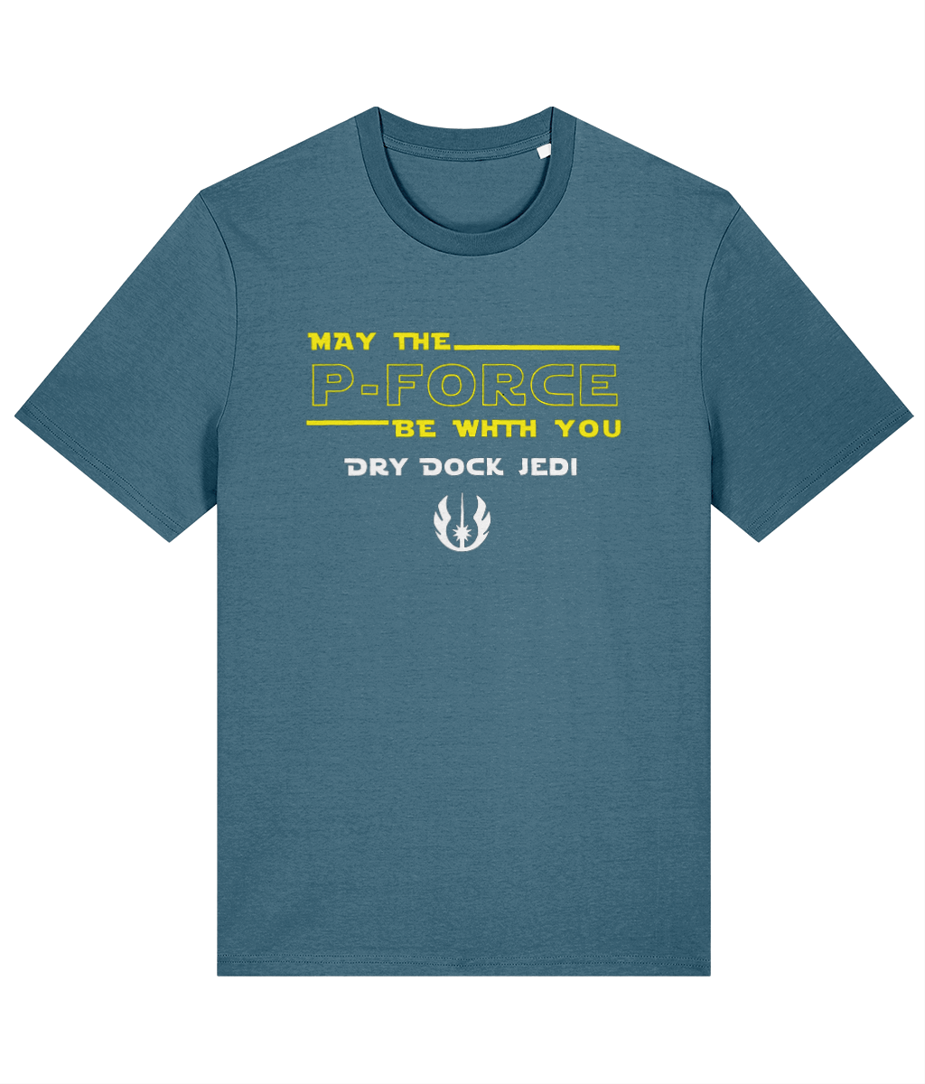 Organic cotton unisex t-shirt (May the P-force be with you)