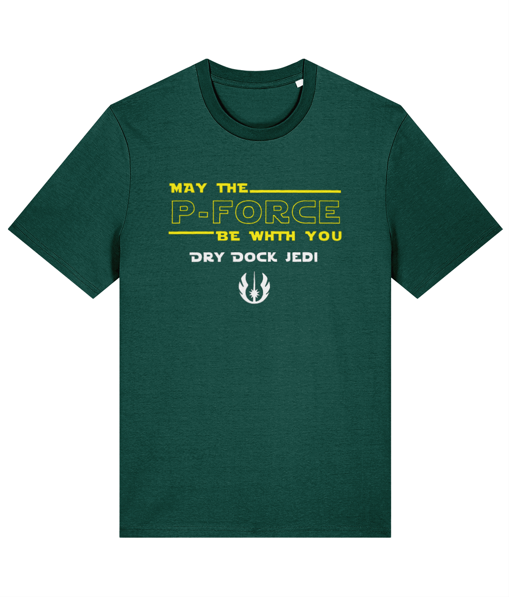 Organic cotton unisex t-shirt (May the P-force be with you)