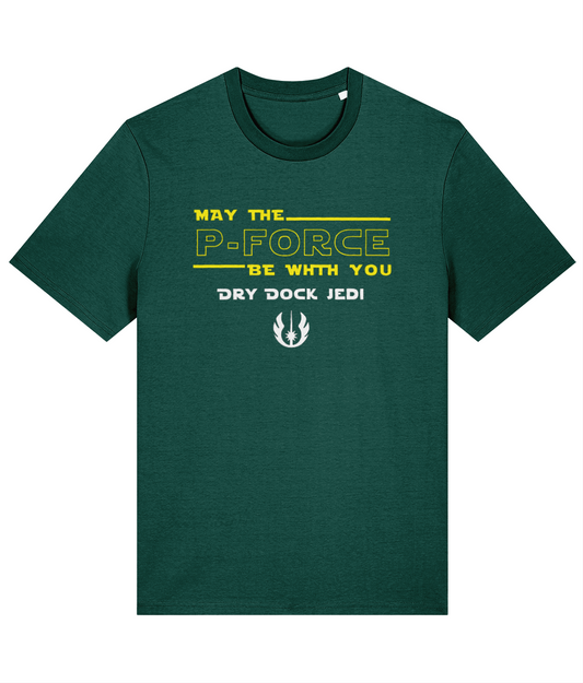 Organic cotton unisex t-shirt (May the P-force be with you)