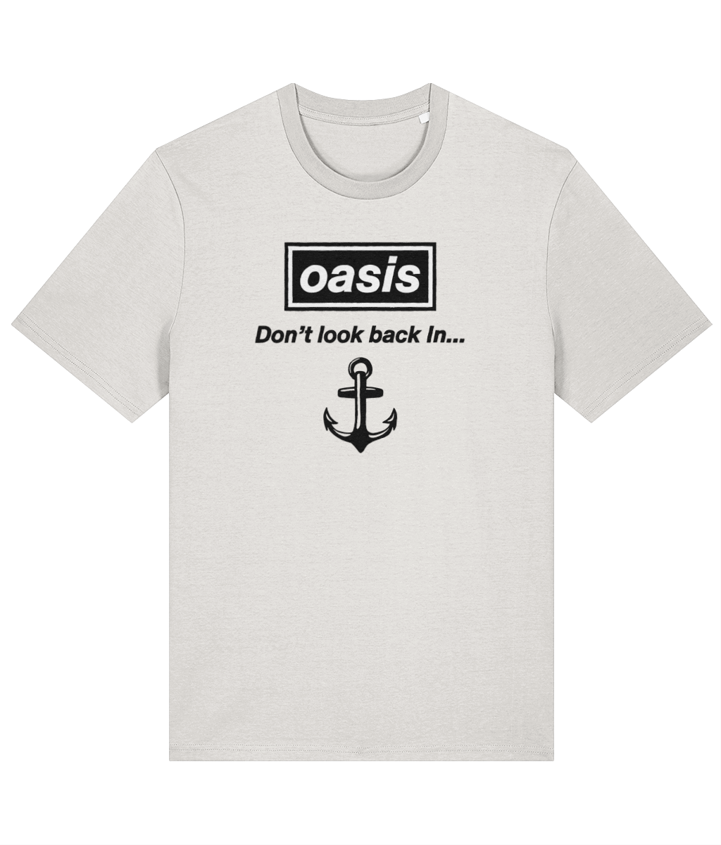 Organic cotton unisex t-shirt (Don't look back In anchor)