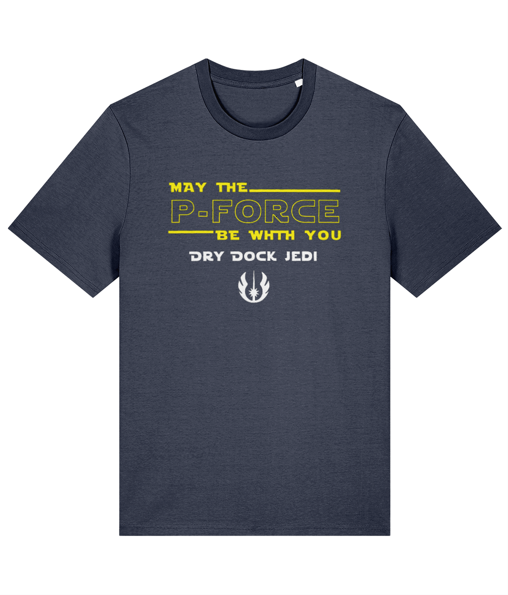 Organic cotton unisex t-shirt (May the P-force be with you)
