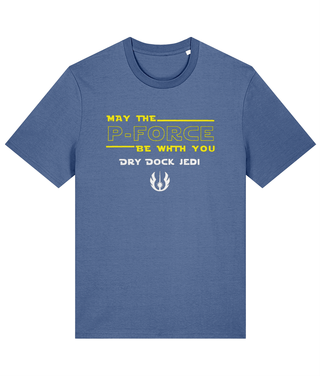 Organic cotton unisex t-shirt (May the P-force be with you)