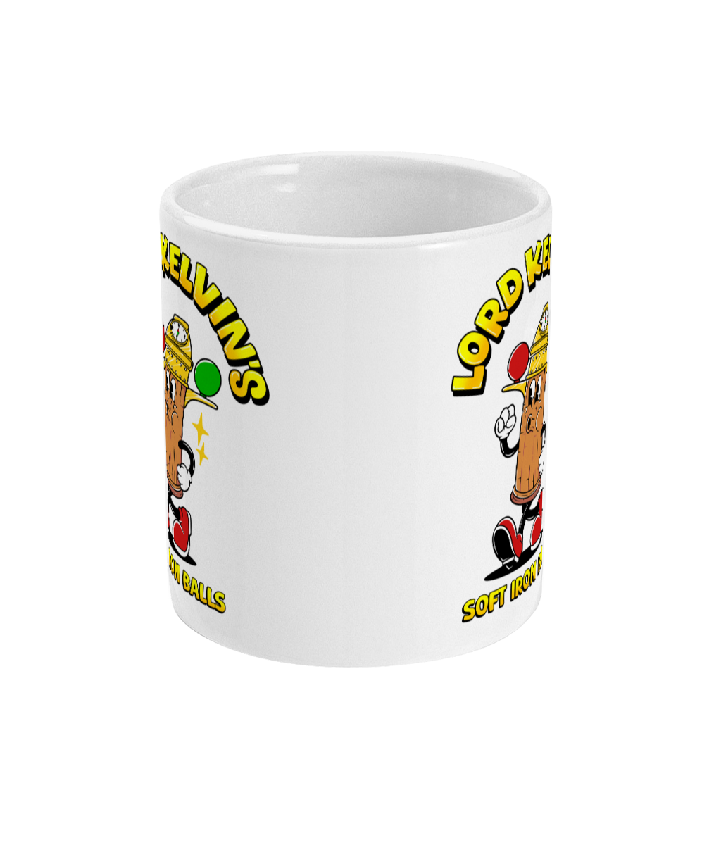 Lord Kelvin's soft iron balls (1930s compass binnacle cartoon)