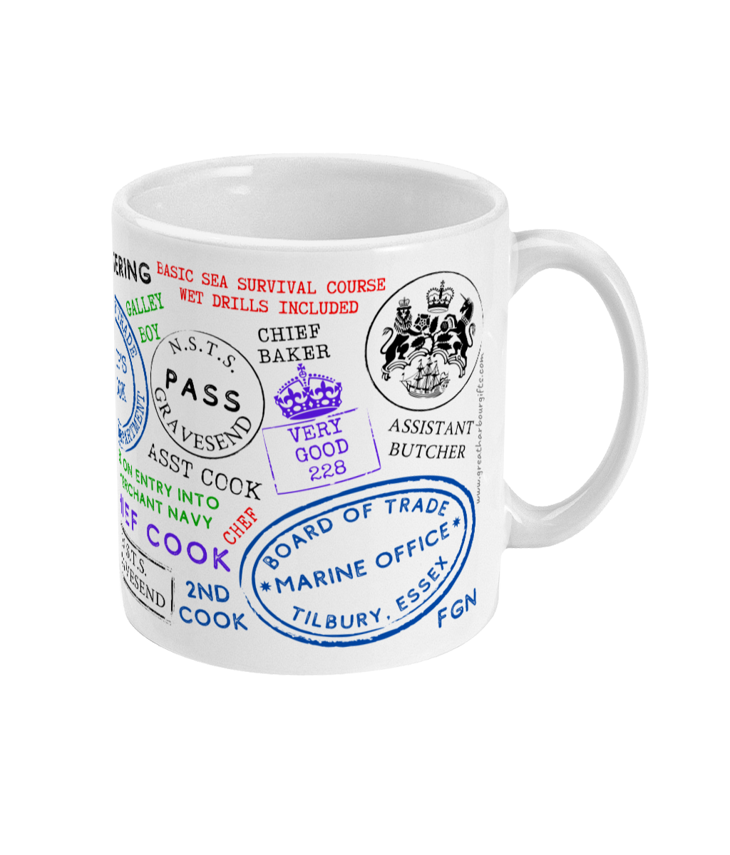 N.S.T.S Gravesend 'Peanut factory' mug (Ship’s cook version) Great Harbour Gifts