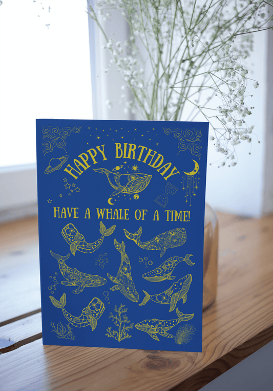 Nautical Birthday Card 'Have a Whale of a Time! Great Harbour Gifts