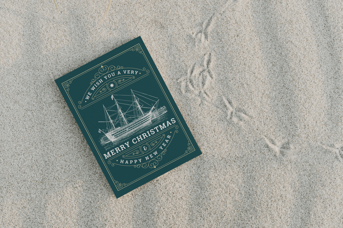 Nautical Christmas card, HMS VICTORY (Royal Navy) Great Harbour Gifts