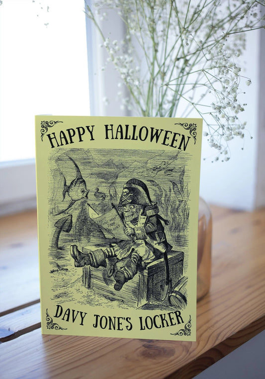 Nautical Halloween Card, Davy Jones Locker Great Harbour Gifts