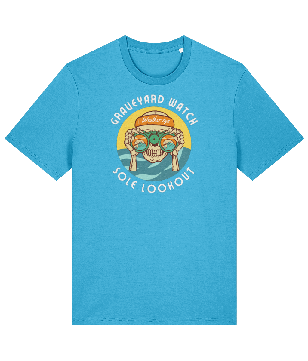 Organic cotton unisex t-shirt (Graveyard watch, sole watchkeeper) Great Harbour Gifts