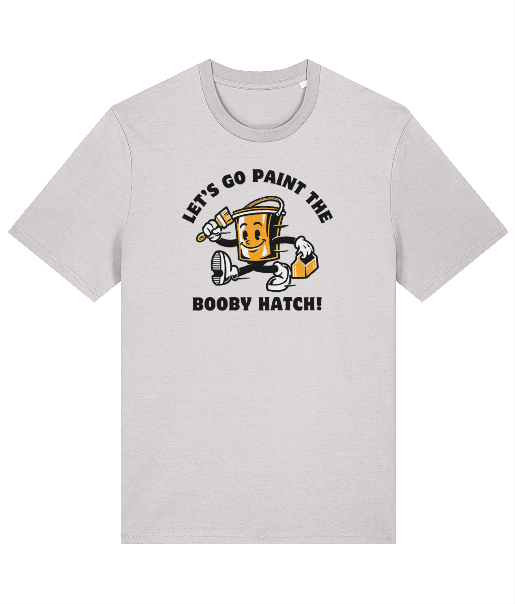 Organic cotton unisex t-shirt (Let's go paint the booby hatch!) Great Harbour Gifts