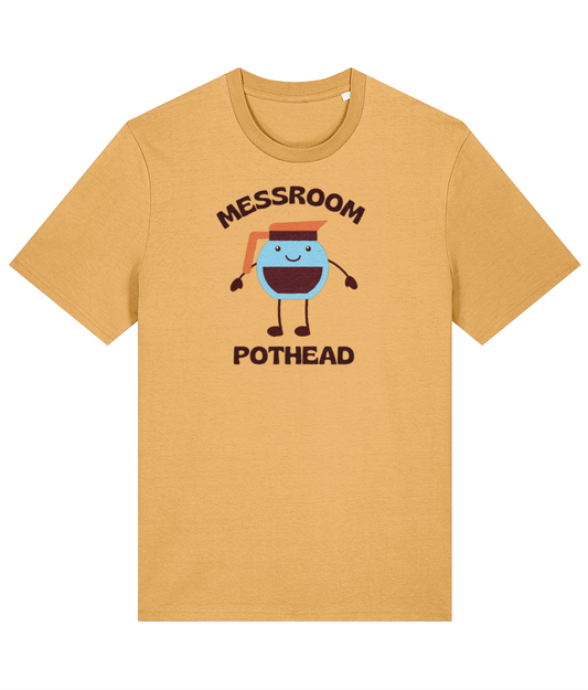 Organic cotton unisex t-shirt (Messroom pothead) Great Harbour Gifts