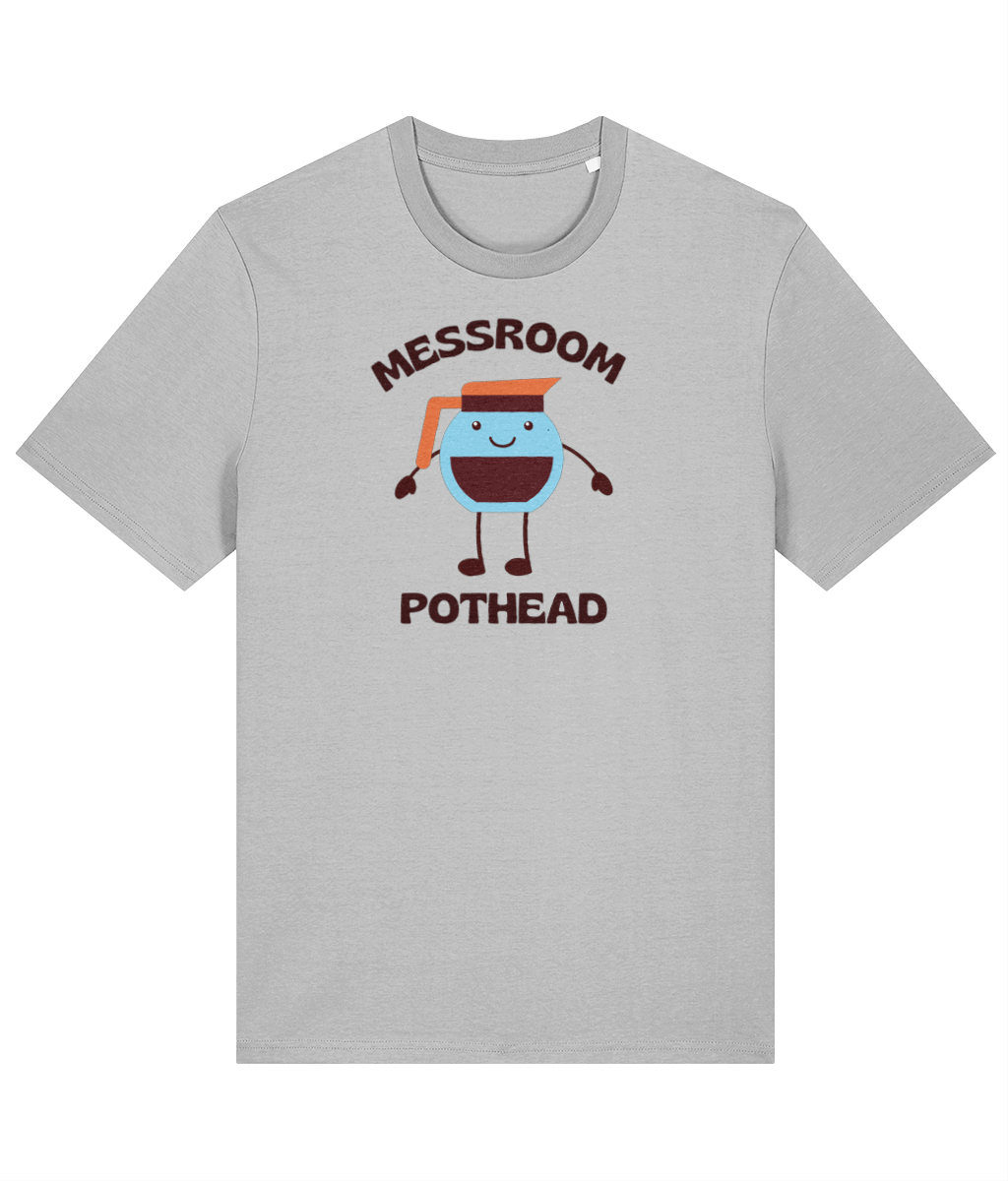 Organic cotton unisex t-shirt (Messroom pothead) Great Harbour Gifts