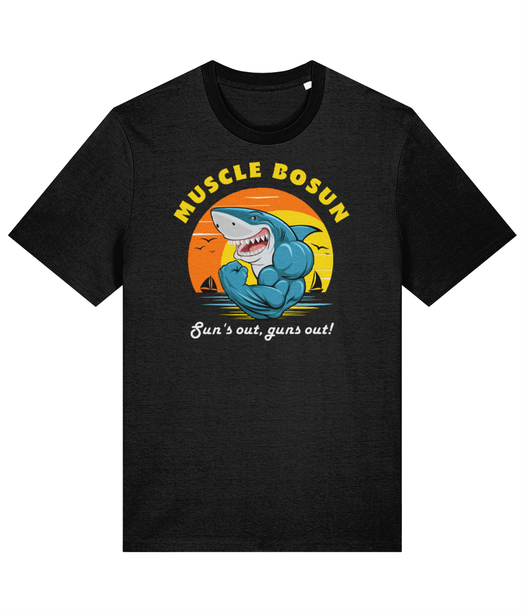 Organic cotton unisex t-shirt (Muscle bosun) Great Harbour Gifts