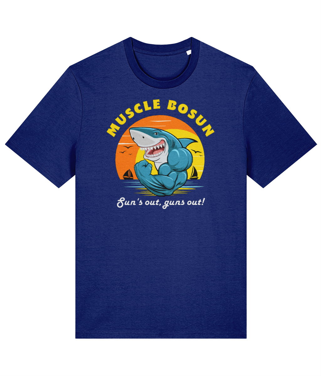 Organic cotton unisex t-shirt (Muscle bosun) Great Harbour Gifts