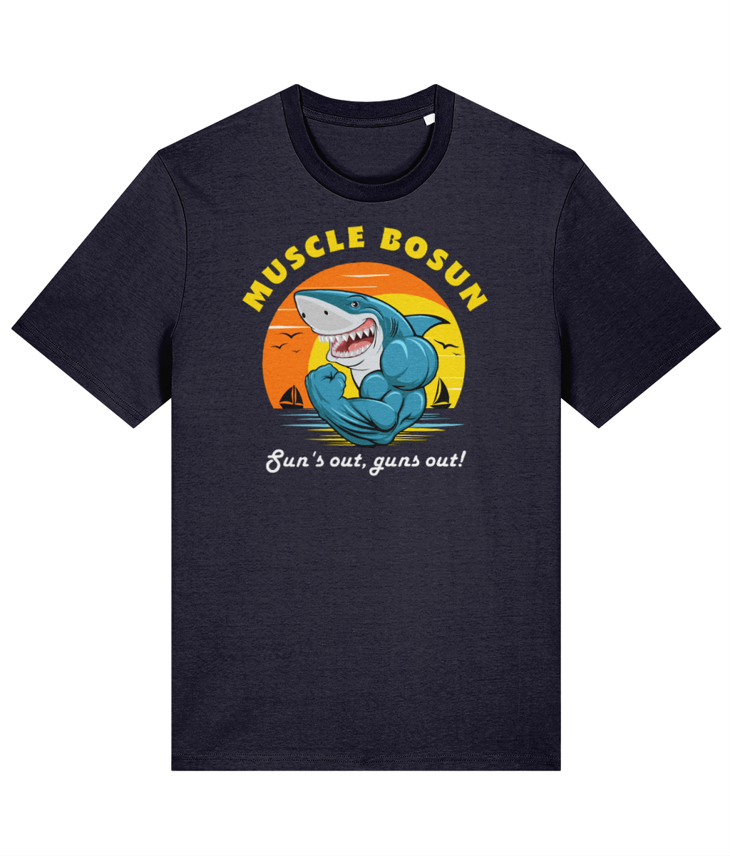 Organic cotton unisex t-shirt (Muscle bosun) Great Harbour Gifts