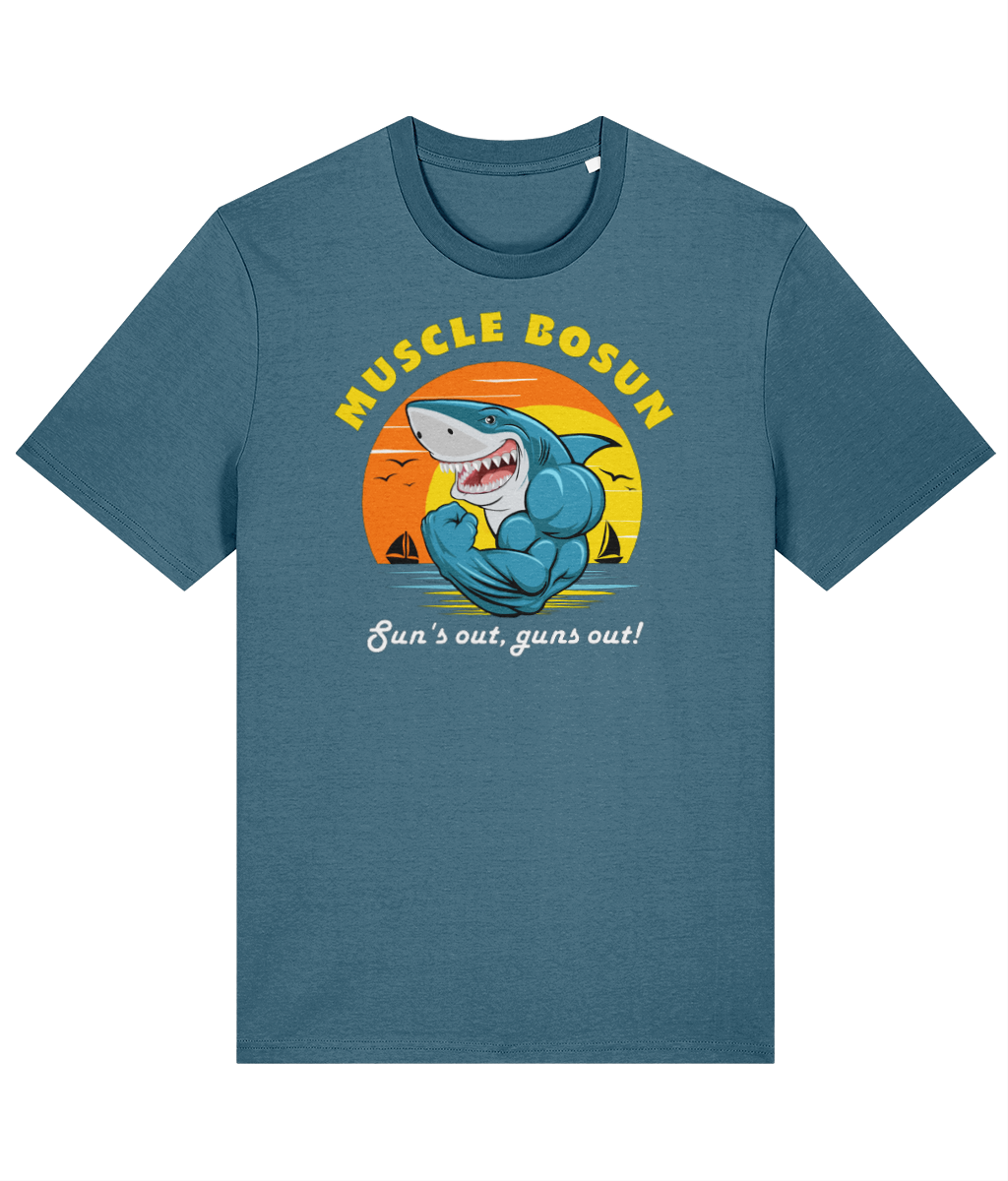 Organic cotton unisex t-shirt (Muscle bosun) Great Harbour Gifts