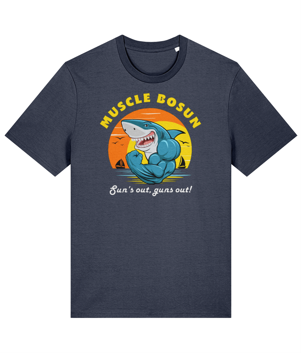 Organic cotton unisex t-shirt (Muscle bosun) Great Harbour Gifts