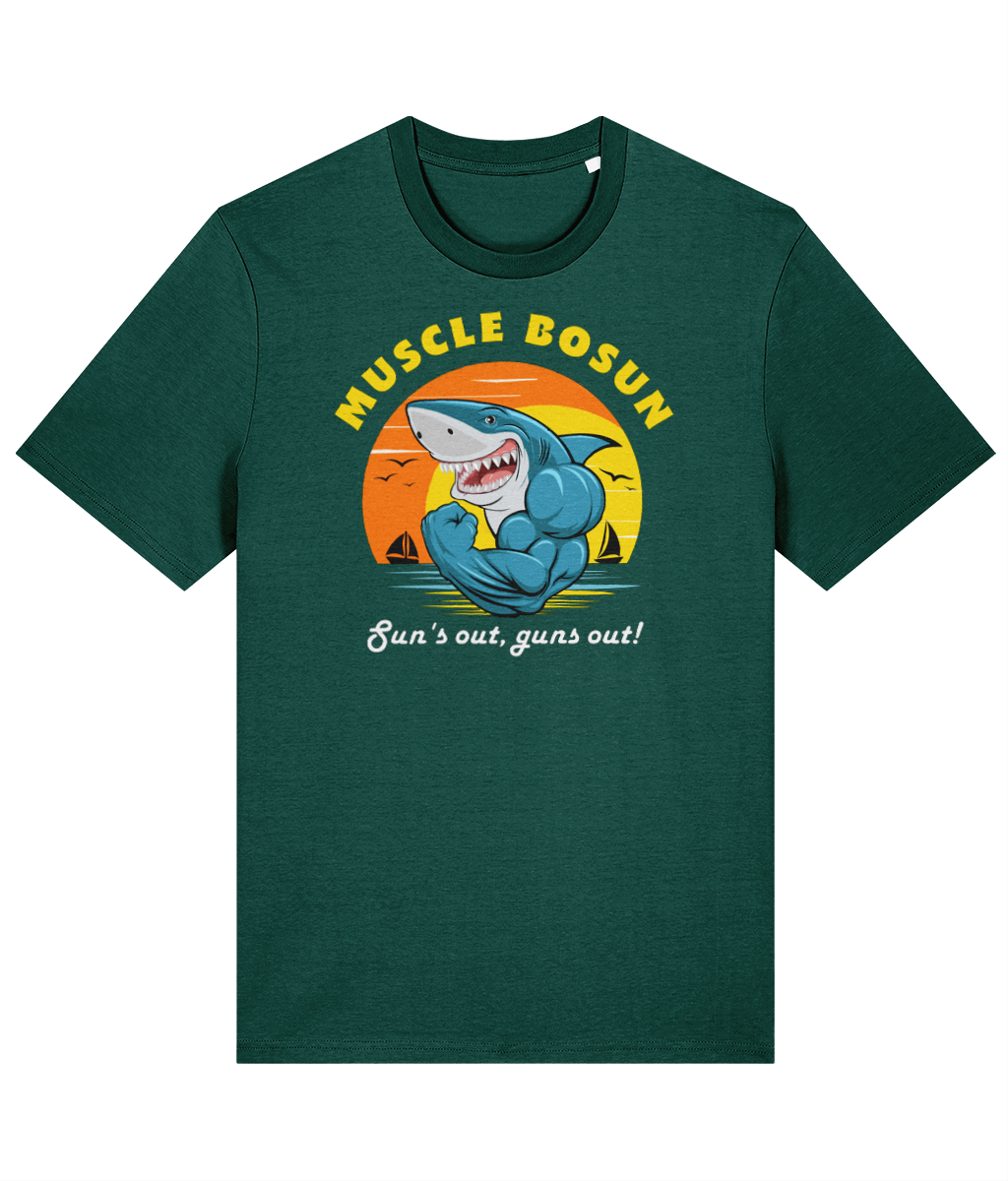 Organic cotton unisex t-shirt (Muscle bosun) Great Harbour Gifts