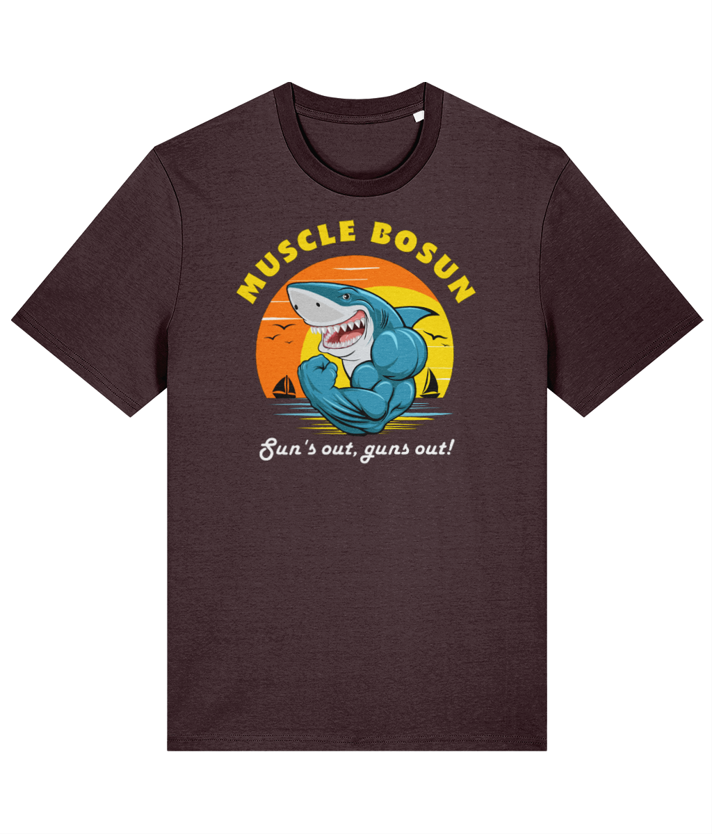 Organic cotton unisex t-shirt (Muscle bosun) Great Harbour Gifts