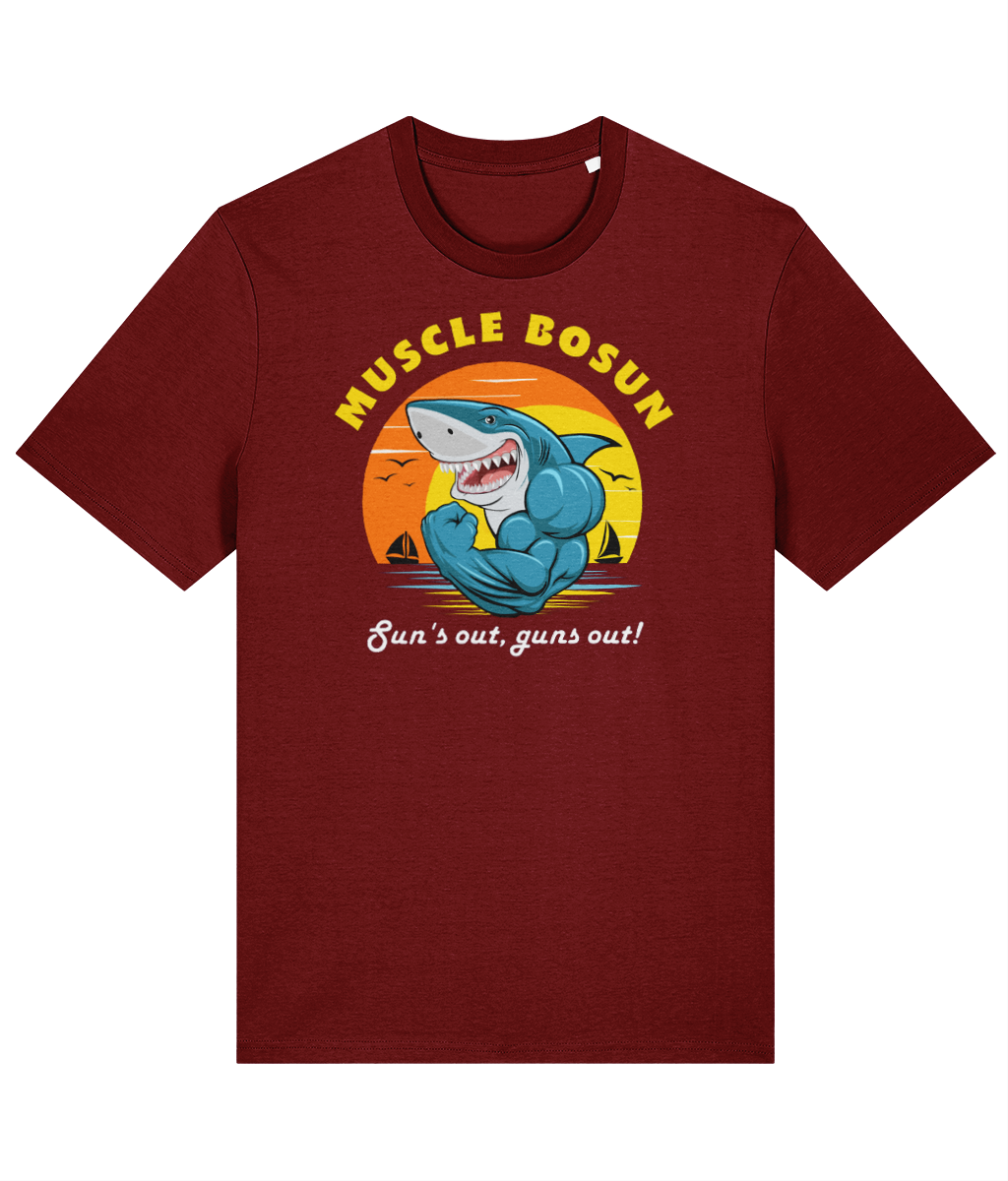 Organic cotton unisex t-shirt (Muscle bosun) Great Harbour Gifts