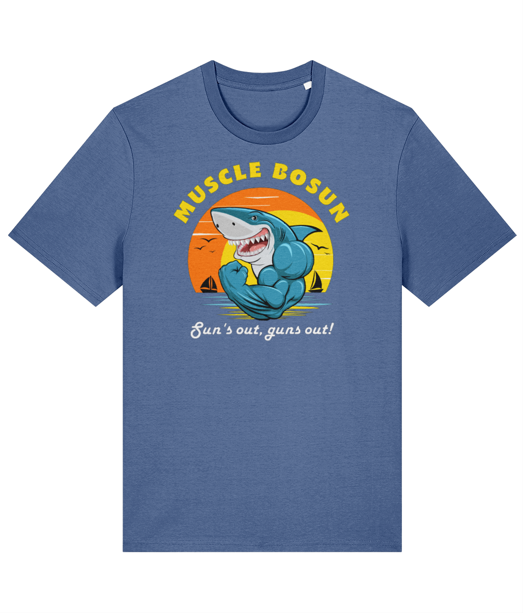 Organic cotton unisex t-shirt (Muscle bosun) Great Harbour Gifts