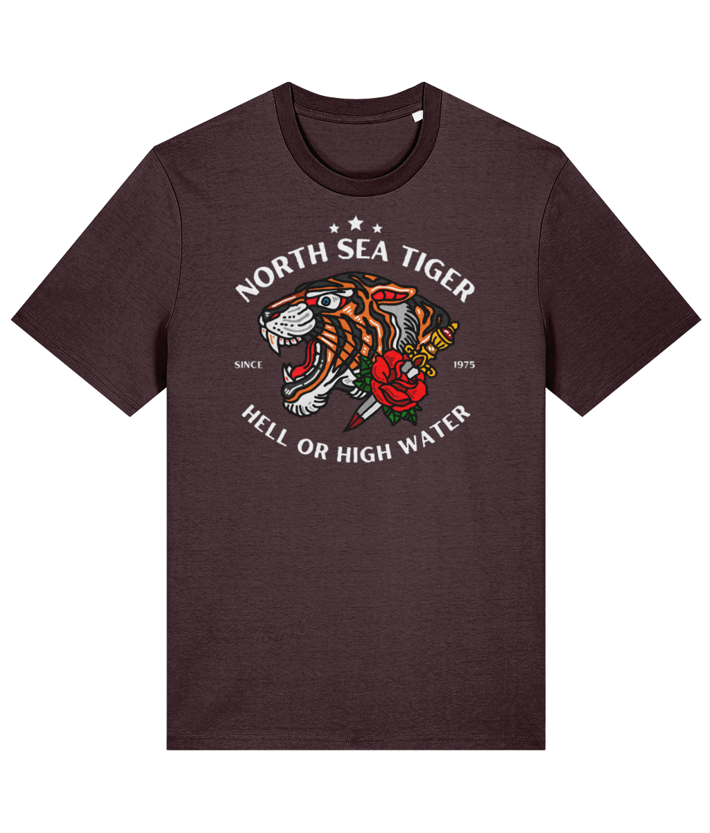 Organic cotton unisex t-shirt (North Sea Tiger) Great Harbour Gifts