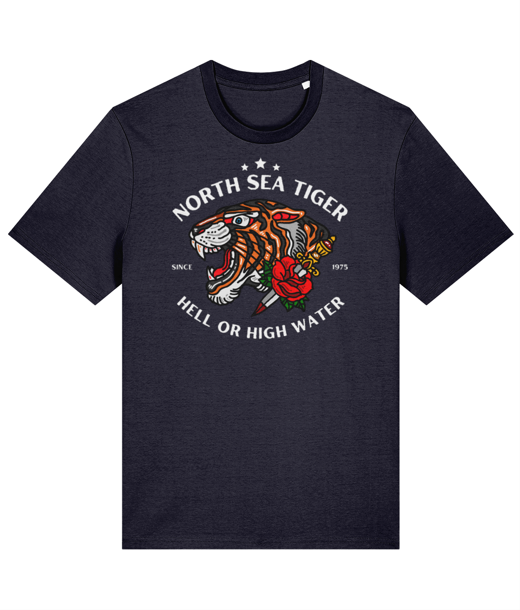 Organic cotton unisex t-shirt (North Sea Tiger) Great Harbour Gifts