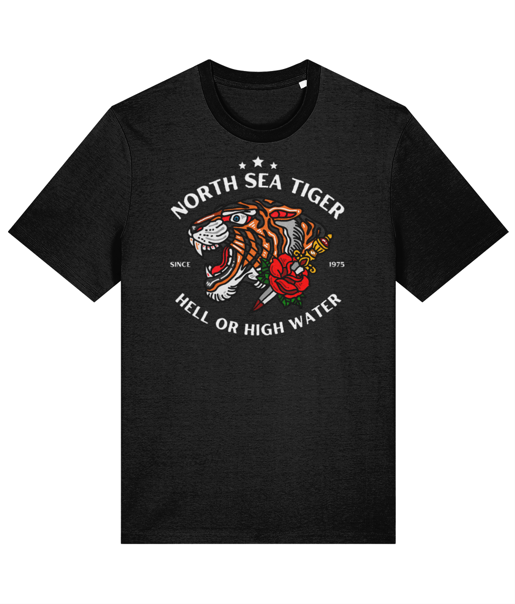 Organic cotton unisex t-shirt (North Sea Tiger) Great Harbour Gifts