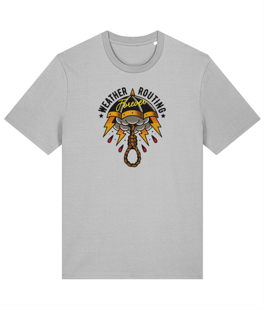 Organic cotton unisex t-shirt (Weather routing forever) Great Harbour Gifts