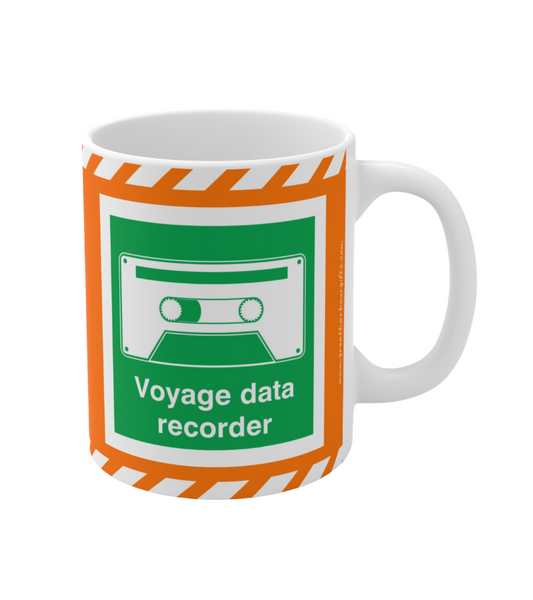 Voyage data recorder (VDR) passenger ship mug Great Harbour Gifts