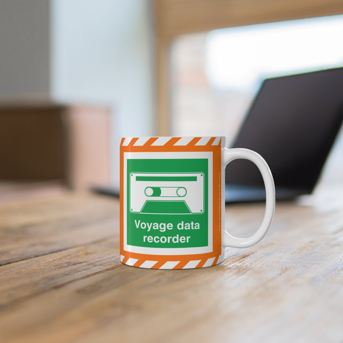 Voyage data recorder (VDR) passenger ship mug Great Harbour Gifts