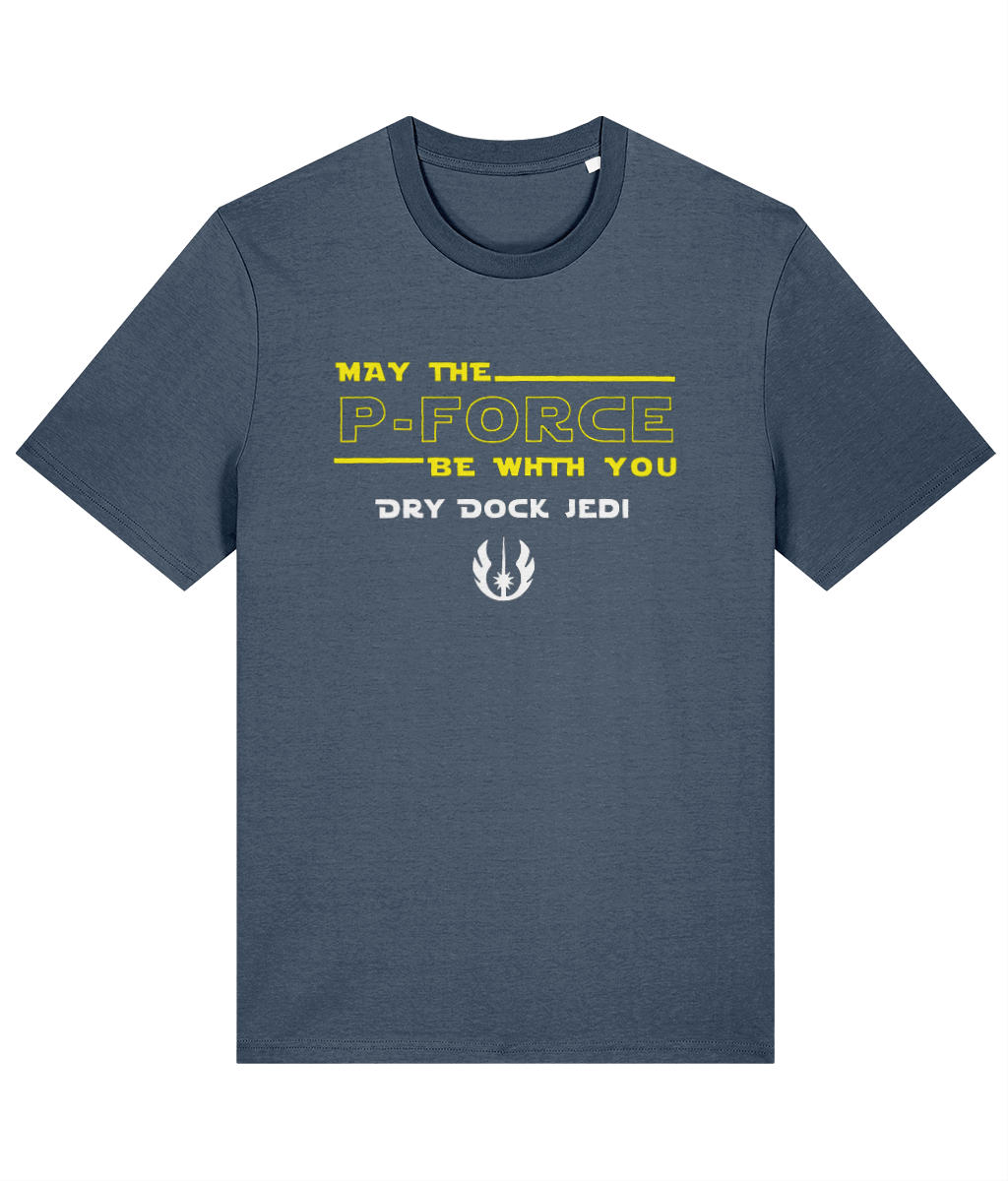Organic cotton unisex t-shirt (May the P-force be with you)