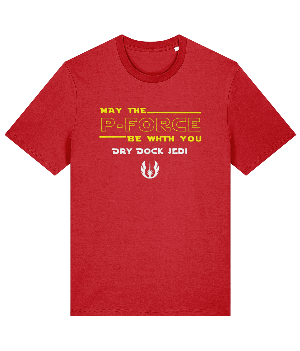 Organic cotton unisex t-shirt (May the P-force be with you)