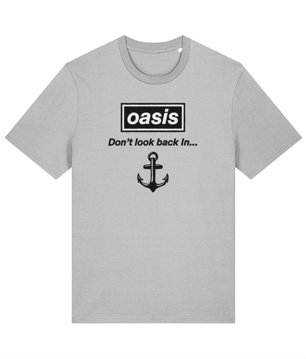 Organic cotton unisex t-shirt (Don't look back In anchor)