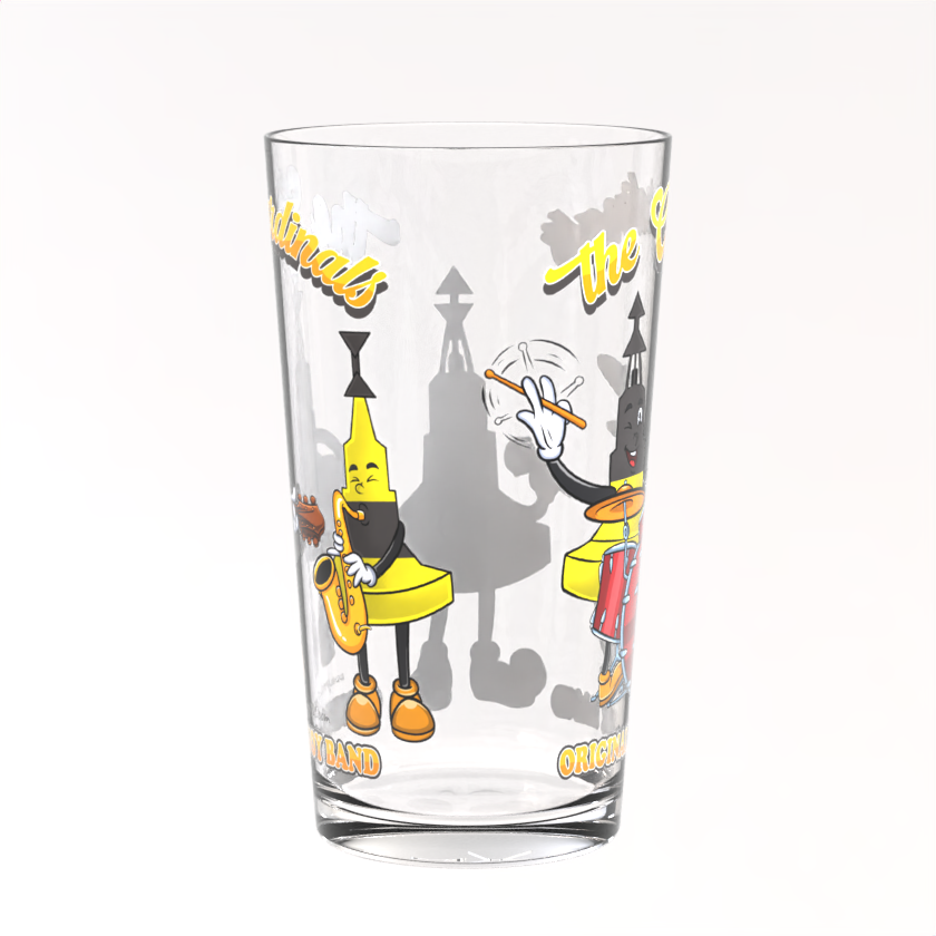 Pint glass, The Cardinals 'original buoy band'