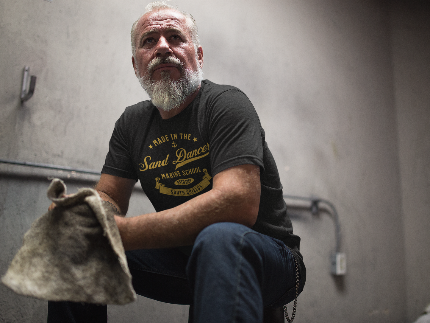 Organic cotton unisex t-shirt (Great Crew Bar in the Sky)