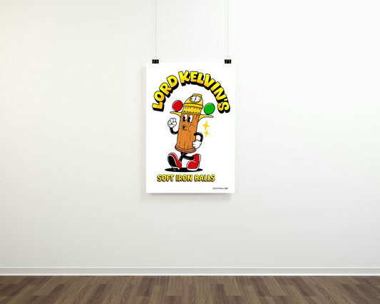 Poster print (Lord Kelvin's soft Iron balls)