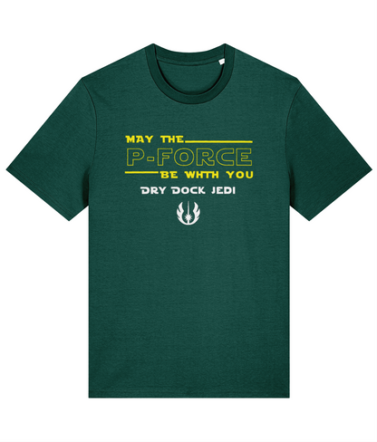 Organic cotton unisex t-shirt (May the P-force be with you)