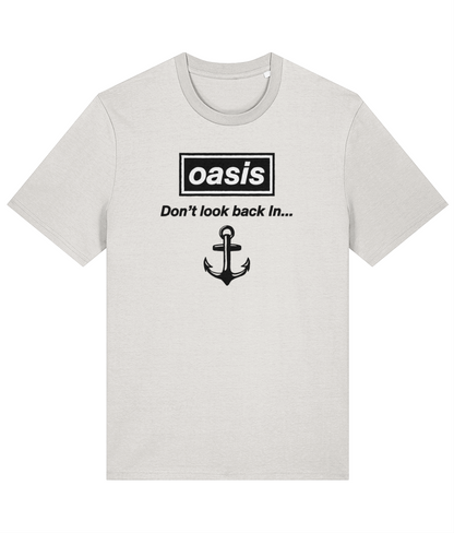 Organic cotton unisex t-shirt (Don't look back In anchor)