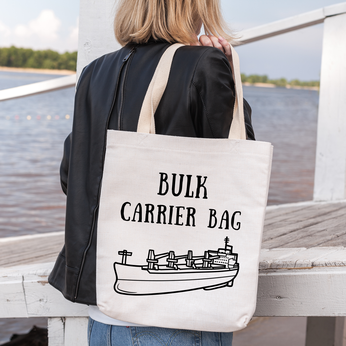 Organic cotton 'strong' tote bag (Bulk carrier bag)