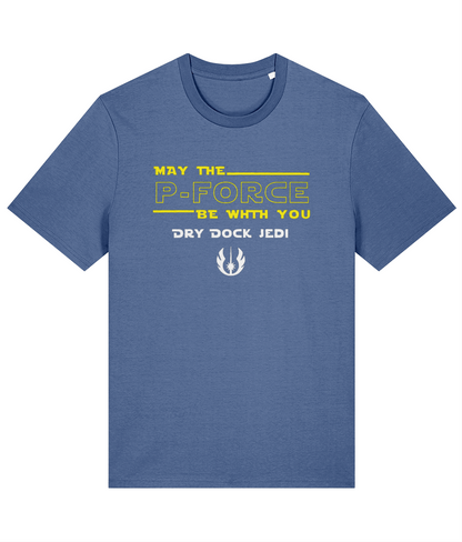 Organic cotton unisex t-shirt (May the P-force be with you)