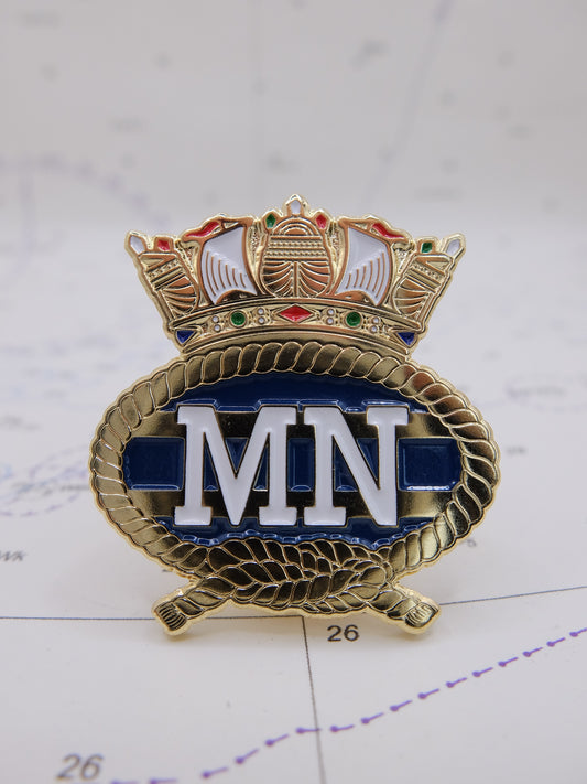 Enamel pin badge (Merchant Navy Crest)