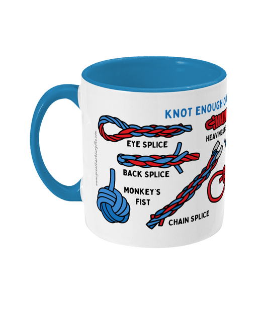 Knots, splices and hitches ceramic mug Great Harbour Gifts
