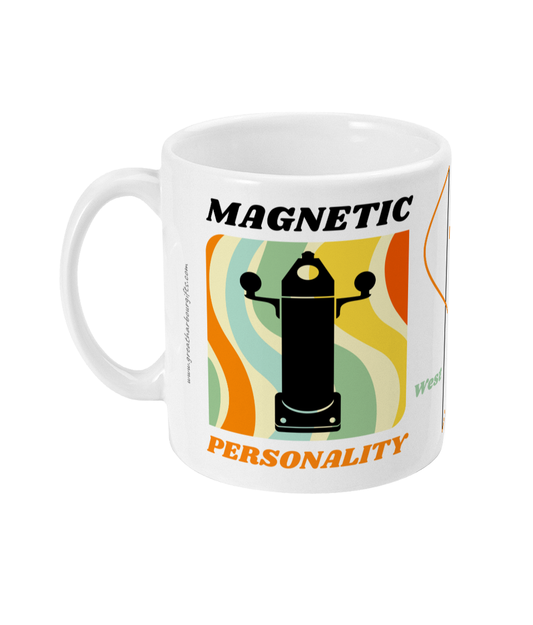 Magnetic personality compass binnacle mug Great Harbour Gifts