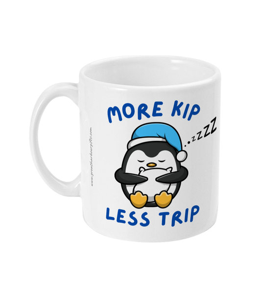 More kip less trip, Deckhead Inspection nautical mug Great Harbour Gifts