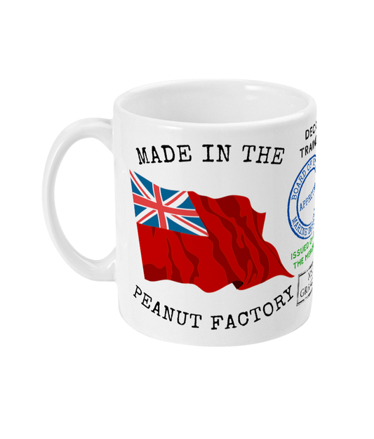 N.S.T.S. Gravesend 'Peanut factory' mug (Deck rating version) Great Harbour Gifts