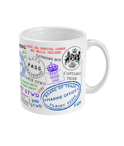 N.S.T.S Gravesend 'Peanut factory' mug (Steward version) Great Harbour Gifts