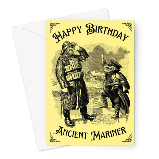 Nautical Birthday Card, Ancient mariner Great Harbour Gifts