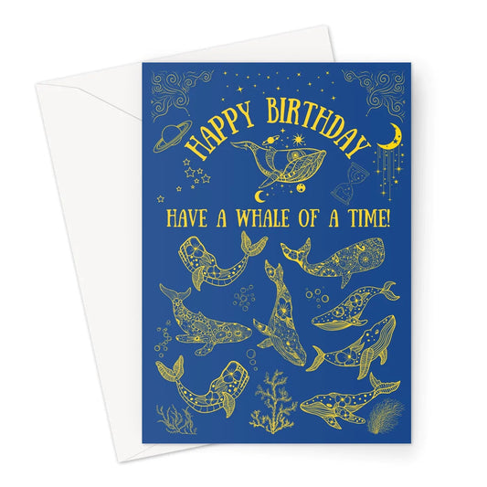 Nautical Birthday Card 'Have a Whale of a Time! Great Harbour Gifts