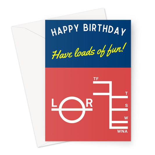 Nautical Birthday card, Plimsoll line, Have loads of fun! Great Harbour Gifts